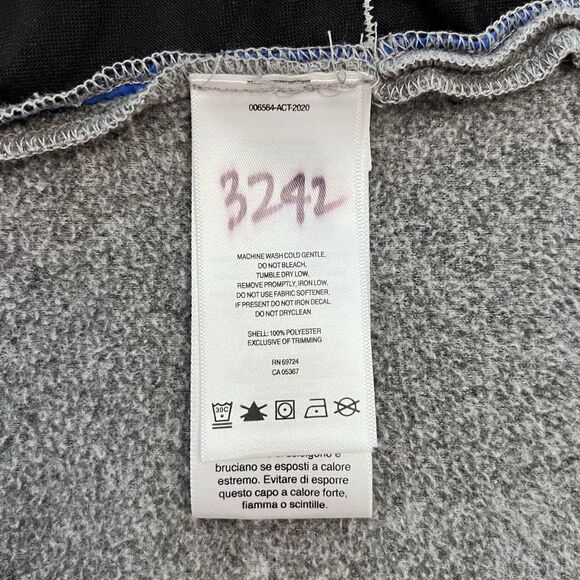 Columbia PFG Harborside Fleece Vest Mens Medium Gray Blue Full Zip Fishing Gear - Picture 7 of 8